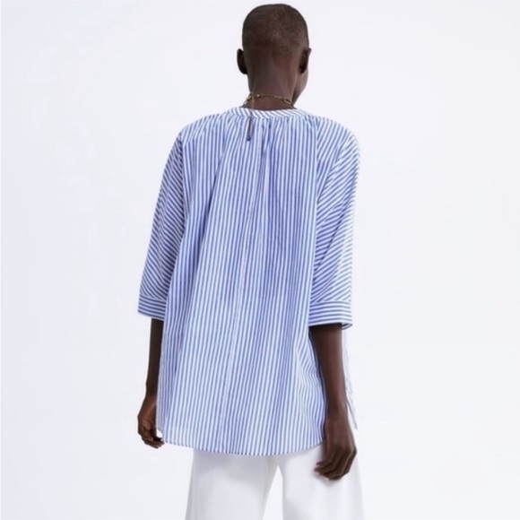Zara 💙 oversized striped tunic - Picture 2 of 4